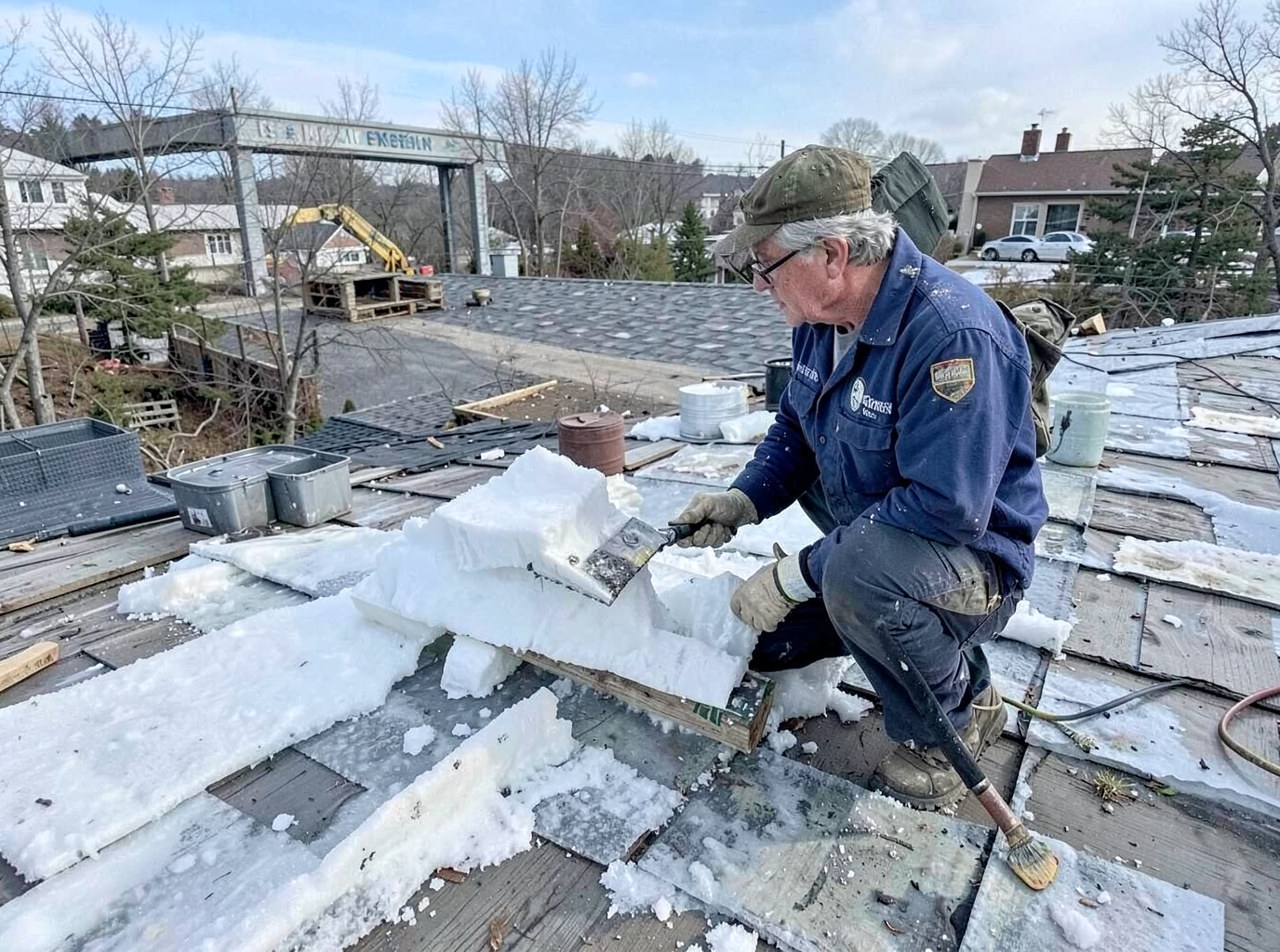 Ice Dam Roof Repair in Johnson City